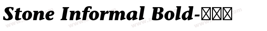 Stone Informal Bold字体转换 Stone Informal Bold字体转换